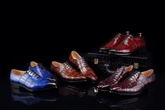 Genuine Crocodile Safety Work Derby Shoes BMBAS120139 image 2
