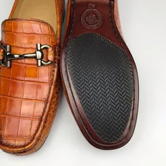 Mens Crocodile Loafers Slip on Boat Shoes BMBAS120152 image 9