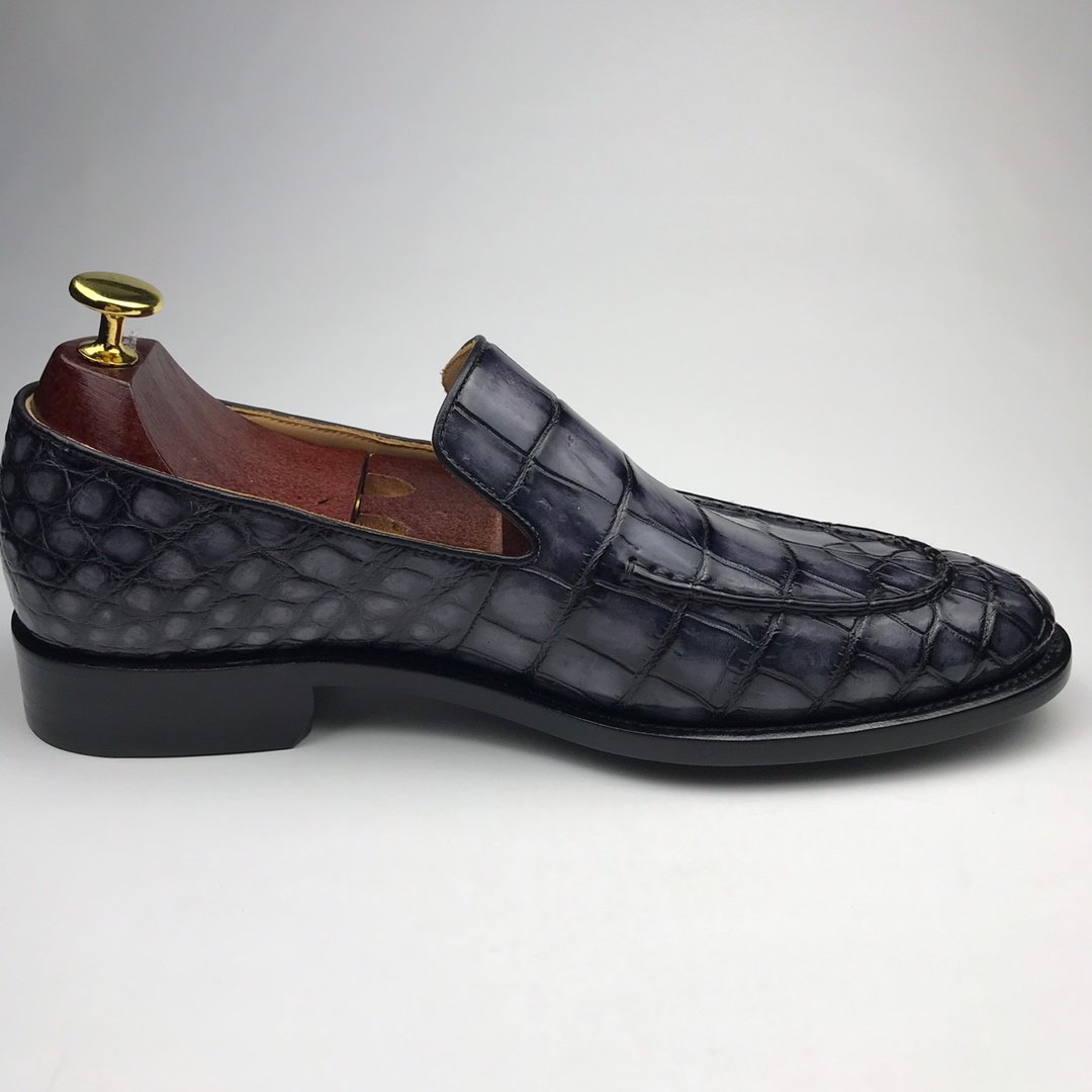 Men’s Loafers Crocodile Formal Classic Dress Shoes BMGAS12065
