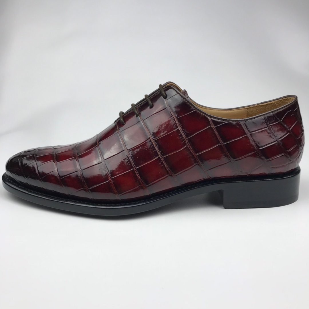 Oxford Crocodile Dress Shoes Comfortable Classic Design BMBAS120164 image 9