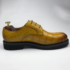Crocodile Men’s Rounded Toe Derby Dress Shoe BMYAS120165 image 9