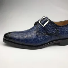 Scale-Patterned Buckle Loafers BMBAS120173 image 2