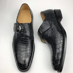 Crocodile Monk Strap Men’s Shoe BMBAS120174 image 9
