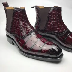 Crocodile Deluxe Strap Stitching Boots BMBAS120177 image 8