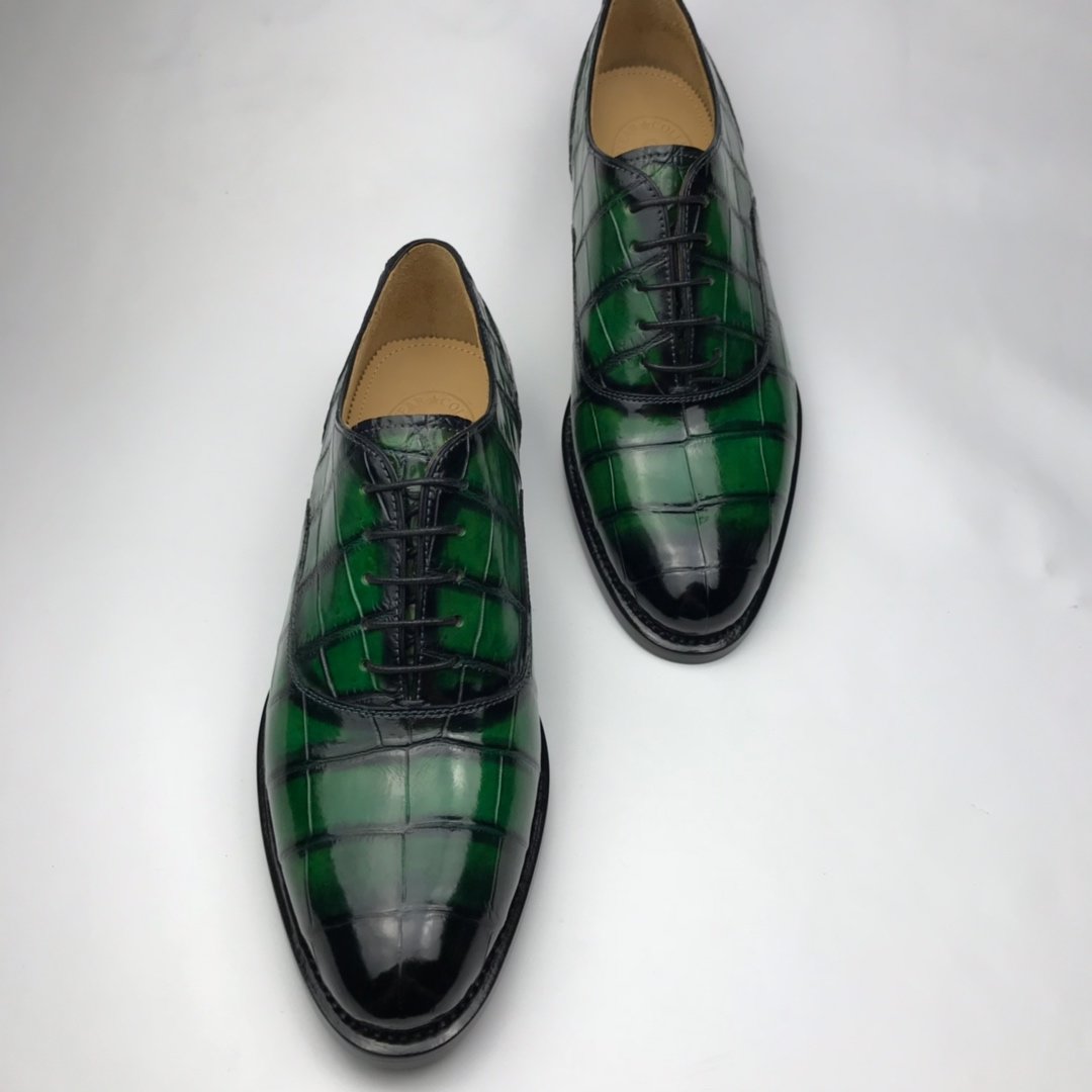Crocodile Pattern Oxford Shoes Formal Style BMGAS120183 image 9