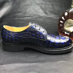 Men Crocodile Patent Dress Shoes BMBAS12068 image 9
