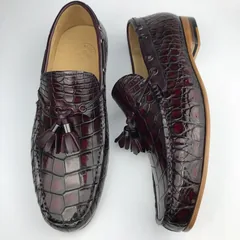 Crocodile Leather Church Tassel Loafers BMBAS120193 image 8