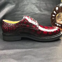 Men Crocodile Walking Formal Business Shoes BMBAS12069 image 9