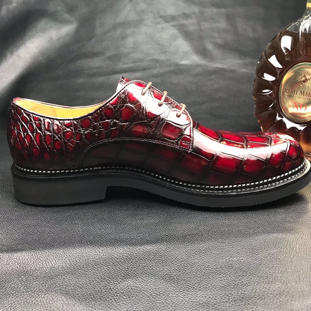 Men Crocodile Walking Formal Business Shoes BMBAS12069 image 9