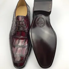 Genuine Crocodile Leather Derby Shoes BMBAS120199 image 8
