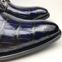 Fashion Men’s Crocodile Trend Leather Formal Shoes BMBAS12082 image 2