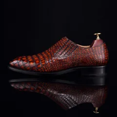 Crocodile Men’s Leather Loafer Driving Style BMBAS12058 image 8