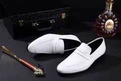 Crocodile Leather Classic Fashion Anti-Slip Boat Shoes BMWAS120102 image 9