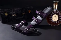 Men’s Fashion Wear Crocodile Slippers BMPAS120109 image 9