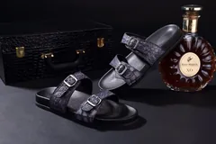 Men Youth Trend Crocodile Beach Slippers BMGAS120110 image 9