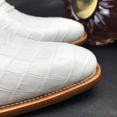 Mens Handcrafted Crocodile Oxford Shoe BMWAS120115 image 9