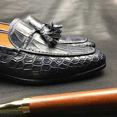 Lifestyle Men’s Handcrafted Crocodile Penny Loafer BMBAS120117 image 9
