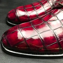 Glossy Crocodile Pattern Oxfords Dress Shoes BMBAS120123 image 2