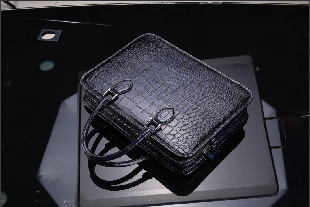 Crocodile Leather Handbag Briefcase BMBAB120124