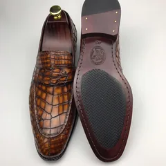 Crocodile Men’s Slip On Formal Classic Shoes BMBAS120136 image 8