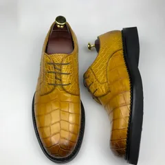 Crocodile Men’s Rounded Toe Derby Dress Shoe BMYAS120165 image 2