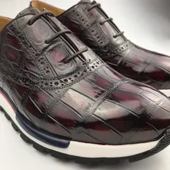 Crocodile Mens Fashion Sneaker Brogue Oxford BMBAS120168 image 3