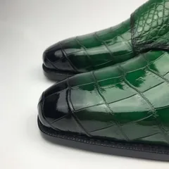 Men’s Crocodile Cap Toe Double Monk Strap BMGAS120171 image 2