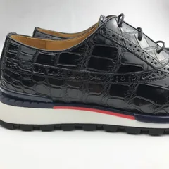 Men’s Crocodile Leather Oxford Shoes Casual Sneaker BMBAS120172 image 2