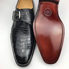 Crocodile Monk Strap Men’s Shoe BMBAS120174 image 2