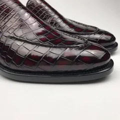 Genuine All Real Crocodile Skin Dress Shoe BMBAS12067 image 2