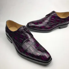 Exotic Men’s Crocodile Hand-Picked Derby Collection BMPAS120179 image 2