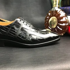 Crocodile Oxford Dress Shoes Men’s Formal Classic Design BMBAS120190 image 2