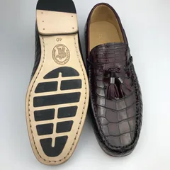 Crocodile Leather Church Tassel Loafers BMBAS120193 image 2