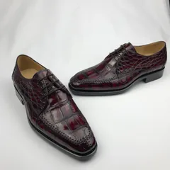 Genuine Crocodile Leather Derby Shoes BMBAS120199 image 2