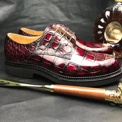 Men Crocodile Walking Formal Business Shoes BMBAS12069 image 2