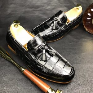 Decorated Penny Loafers Low Heels Daily Shoe