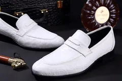 Crocodile Leather Classic Fashion Anti-Slip Boat Shoes BMWAS120102 image 2
