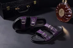 Men’s Fashion Wear Crocodile Slippers BMPAS120109 image 2