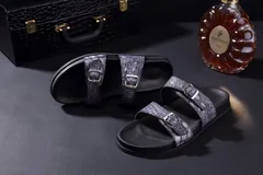 Men Youth Trend Crocodile Beach Slippers BMGAS120110 image 8
