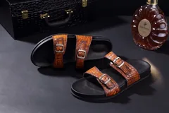 Crocodile Slippers Sandal Casual Slip On Style BMBAS120113 image 2