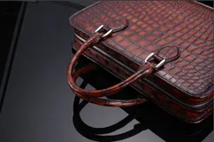 Crocodile Leather Handbag Briefcase BMBAB120124 image 3
