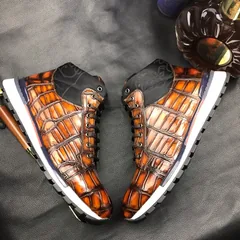 Mens Fashion Crocodile Sneakers Sports Shoe BMBAS120126 image 9
