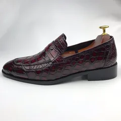 Scale-Patterned Dress Loafers BMBAS120134 image 2