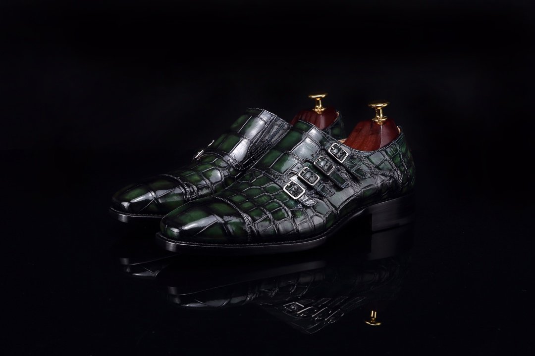 Mens Monk Strap Slip on Loafer Casual Comfortable Shoes BMGAS120137