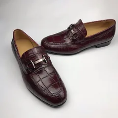 Men Slip On Crocodile Shoes Casual Comfortable Flats BMBAS120153 image 2