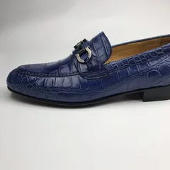 Crocodile Leather Slip On Basic Style BMBAS120156 image 2