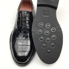 Genuine Leather Derby Handmade Crocodile Lace Up Oxford Dress Shoes BMBAS120166 image 9