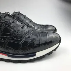 Men’s Crocodile Leather Oxford Shoes Casual Sneaker BMBAS120172 image 3