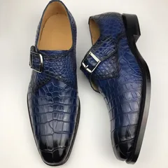 Scale-Patterned Buckle Loafers BMBAS120173 image 8