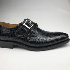 Crocodile Monk Strap Men’s Shoe BMBAS120174 image 3